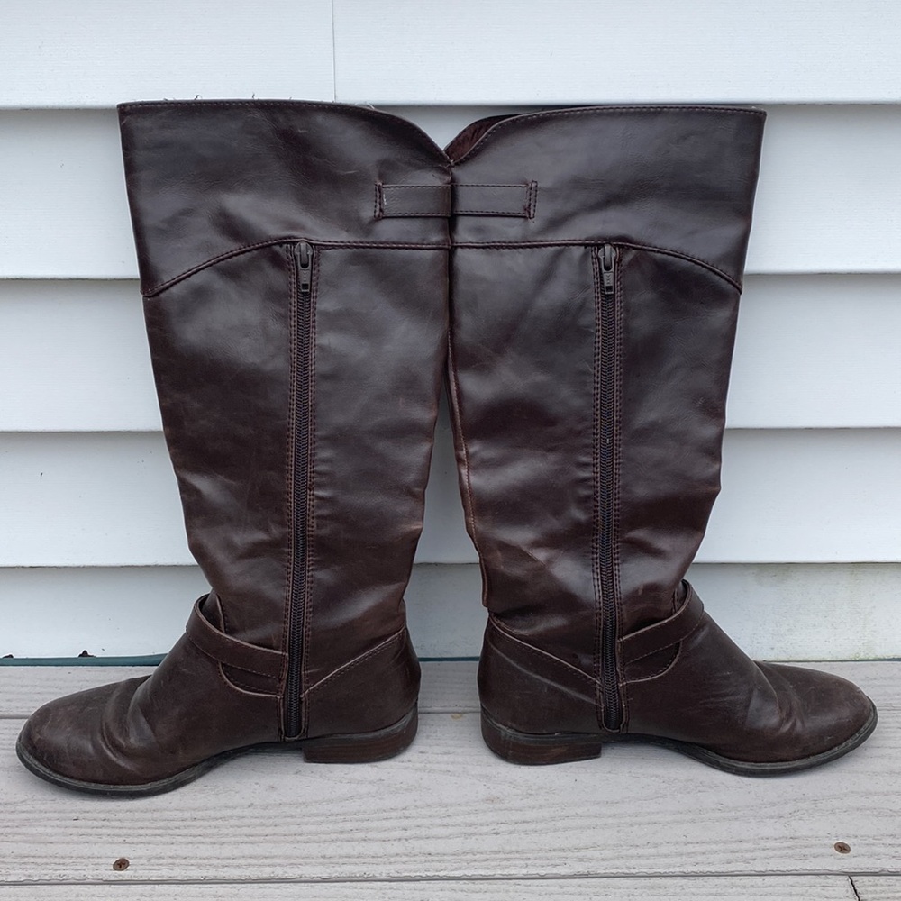 Brown Knee High Boots Size 6.5 - Picture 4 of 4